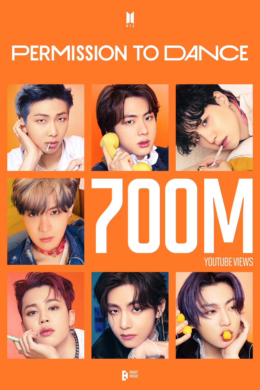 BTS, 10번째 7억 뷰 MV 확보…완전체 컴백 전 존재감 과시