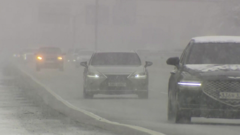 밤사이 기온 뚝, 강원 산간 10cm 눈…주말 중부 대설