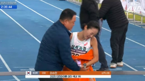 \'신체 접촉 논란\' 마라톤 김완기 감독, 1년6개월 자격정지