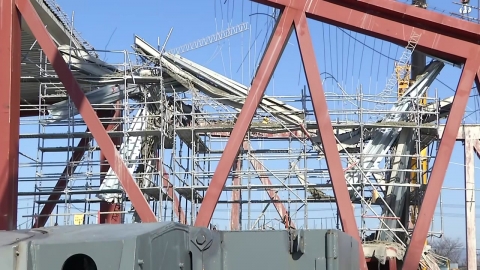 광주 도서관 붕괴 사고 이틀째…실종자 수색 저녁 재개 전망