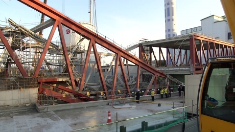 붕괴 도서관, 널찍한 기둥 간격…용접 불량이 원인?