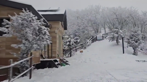 [날씨] 덕유산 눈 세상…월요일 출근길 반짝 추위