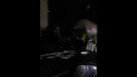 경부고속도로서 차량 추돌로 화물차 운전자 심정지