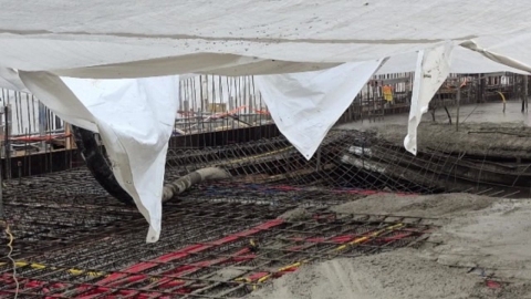 경기 파주 공사현장서 추락사고...50대 작업자 부상