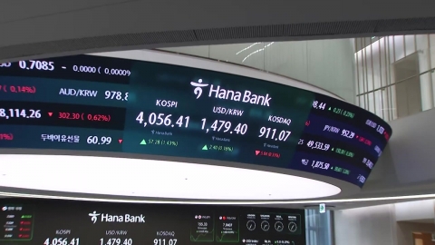환율 8개월 만에 1,480원대…코스피 4,000선 회복