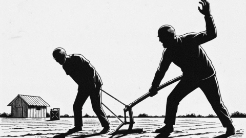 지적장애 이웃에게 소처럼 쟁기 매달은 70대, 실형 피한 이유