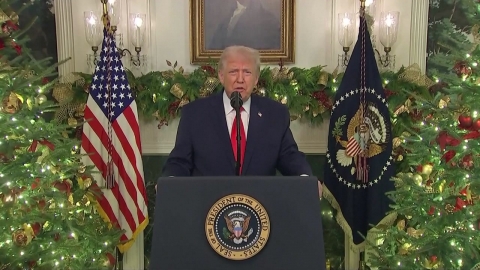 트럼프 대국민 연설 '자화자찬'…"바이든 망친 경제, 내가 살렸다"