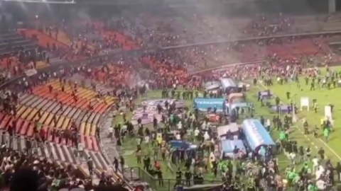 콜롬비아 축구 결승전 직후 팬 난투극…"59명 부상"