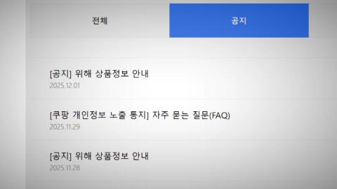 한 달 지나도 '나 몰라라'…'빨간 날'에만 발표하는 쿠팡?