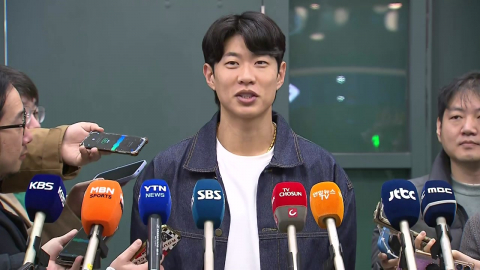 [현장영상+] 미 메이저리그 샌디에이고행 확정한 송성문 귀국