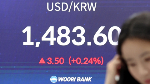 원·달러 환율 연고점 근접...3.5원 오른 1,483.6원