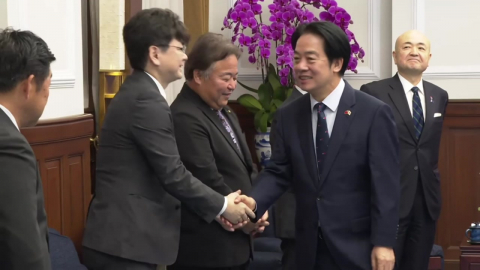 중국 보란 듯？…일 자민당 간부, 타이완 총통과 회동