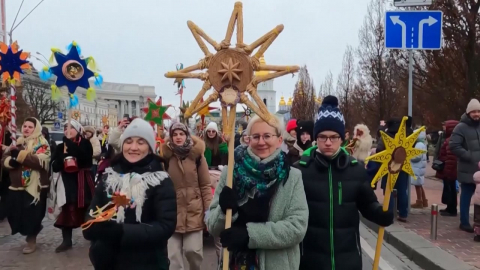 별에 염원을 담아…"우크라이나에 평화를"