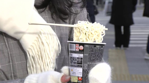 [날씨] 꽁꽁 언 '컵라면'…서울 체감 -18℃, 올겨울 최저