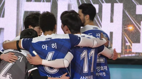 김우진 개인 최다 27점 득점에 삼성화재 11연패 탈출...한국도로공사 승점 40점 선착