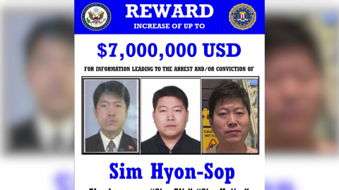 미, '김정은 정권 금고지기' 현상금 100억…"훔친 암호화폐 세탁"