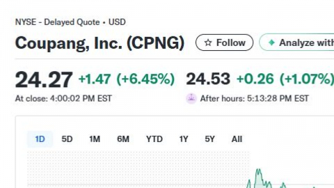 쿠팡 셀프조사 발표 뒤 주가 급등…미국선 "신뢰 회복"