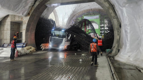 '신안산선 붕괴' 포스코이앤씨 합동 압수수색