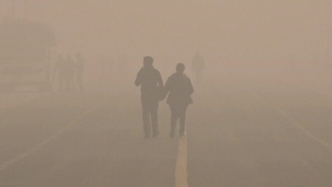 "독성 스모그 피해서"…산으로 가는 인도인들