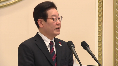 이 대통령 "국민통합 시급"…야당 지도부 불참