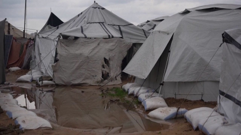 더 혹독해진 가자지구 겨울나기…37개 구호단체 활동 차단