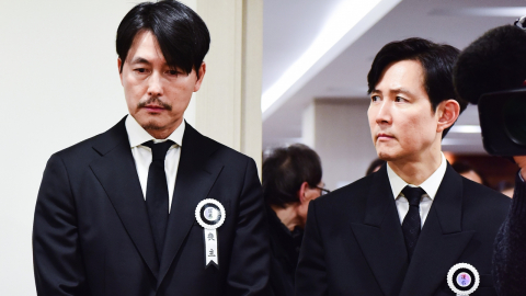 정우성·이정재, 고 안성기 빈소 조문객 맞았다…김혜수·최수종 등 애도 