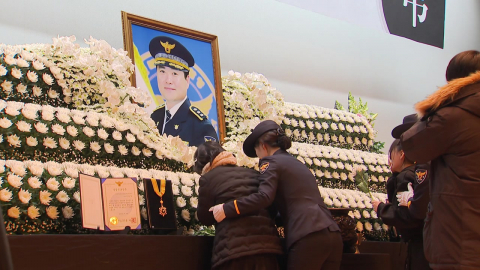 고속도로 사고 수습 중 순직 경찰관 영결식…"말보다 행동이 앞섰던 동료"