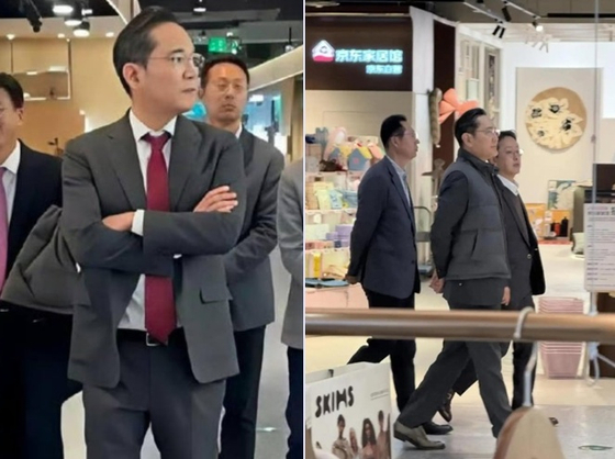 이재용 베이징쇼핑몰 목격담 中서 화제...바이두 '실검' 올라