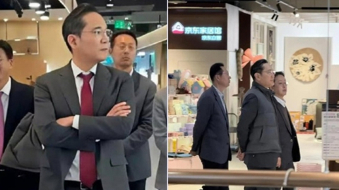 이재용 베이징쇼핑몰 목격담 中서 화제…바이두 \'실검\' 올라