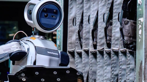 360도 회전 관절…베일 벗은 현대차 \'인간형 로봇\'