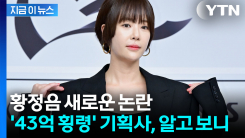 \'43억 횡령\' 황정음, 새로운 논란...전 소속사마저 손절했다 [지금이뉴스]