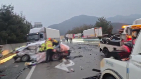  서산영덕고속도로 사고...4명 사망·1명 심정지