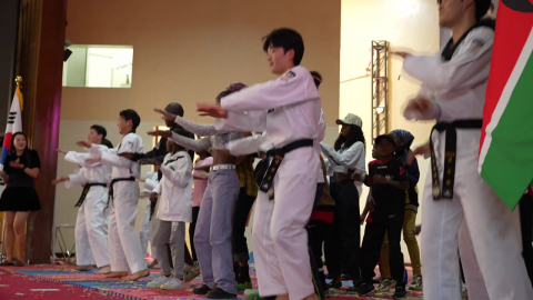 태권도 기합에 K-팝 떼창까지…케냐 물들인 K-컬처