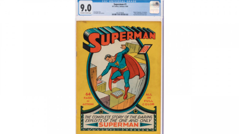 한때 니컬러스 케이지 소장했던 슈퍼맨 초판본 219억 원에 팔려