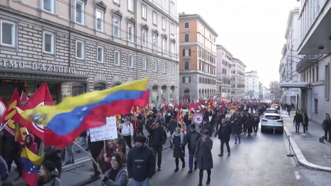 유럽 곳곳서 미국 규탄 시위…마두로 석방 촉구