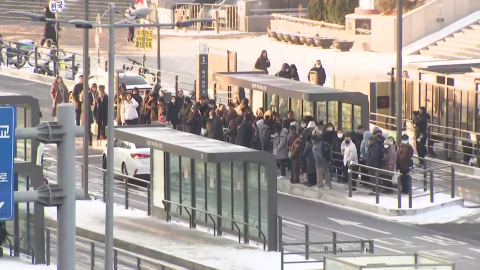 한파에 버스파업까지…퇴근길 혼잡 예상