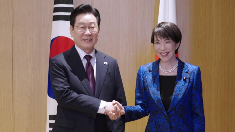 다카이치, 이 대통령 ’파격’ 숙소 영접…한국말 인사도