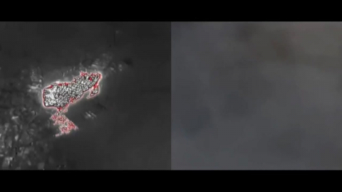 스모그에 화재까지, 온통 잿빛 서울…현장 드론 영상 보니