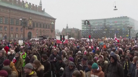 "미국은 물러가라"…그린란드·덴마크, 반트럼프 대규모 시위 잇따라