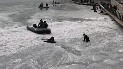 짠물도 얼린 북극한파…’0℃ 선’ 중국 남부까지 남하