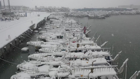 [날씨] 이틀째 강력 한파…호남 서해안·제주 산간 ’대설주의보’