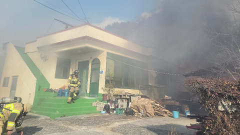 광양 산불에 국가소방동원령 발령…야간 대응 전환