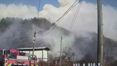전남 광양 산불 진화율 90%…산불 영향구역 48㏊