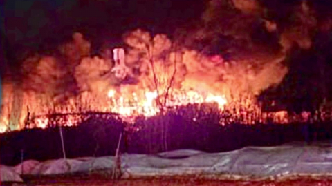 한파 속 곳곳 화재…비닐하우스 화재로 1명 사망