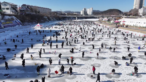 "추위보다 손맛"…전국 겨울 축제장 '북적'