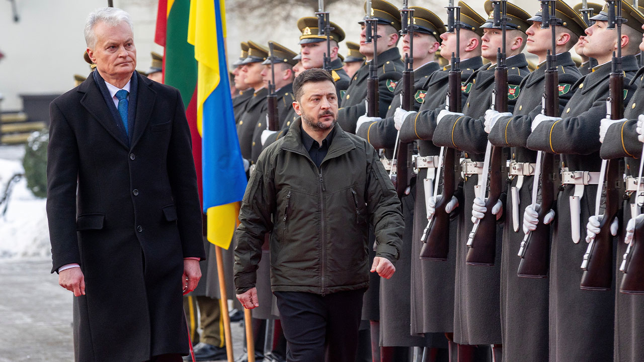 젤렌스키, 반러 세결집...리투아니아·폴란드와 정상회담