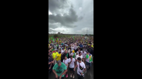 ’쿠데타’ 브라질 전 대통령 지지 집회에 낙뢰…89명 부상