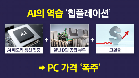 AI 열풍에 '칩플레이션'…금값 상승률 앞지르며 '램테크' 등장 [앵커리포트]