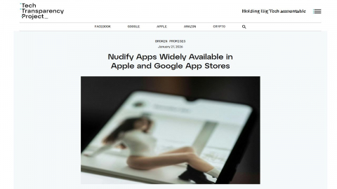 스마트폰 '알몸 이미지 합성' AI 앱 활개..."1,700억 원 수익 올렸는데 애플·구글, 수수료 챙기며 방치"