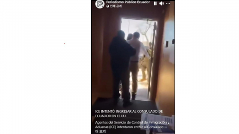 ICE 요원들, 에콰도르 영사관 무단진입 시도...외교문제 비화